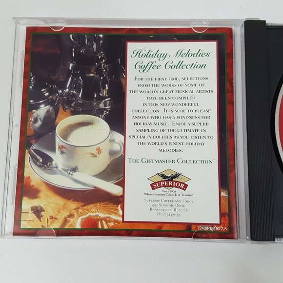 Superior Coffee Holiday Melodies Collection Christmas Music CD Giftmaster Edtion - Picture 4 of 6